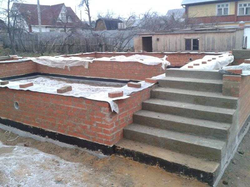 Brick foundations are not very popular today: high labor intensity and short service life are the main reasons