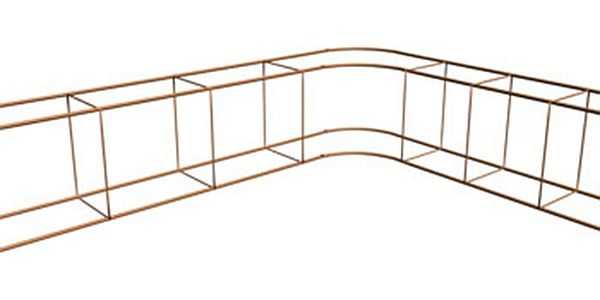 Strip foundation reinforcement scheme