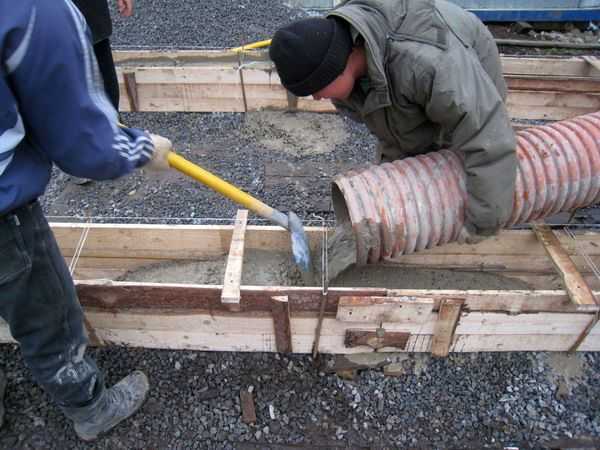 To fill a large foundation, it is easier to order a ready-made solution