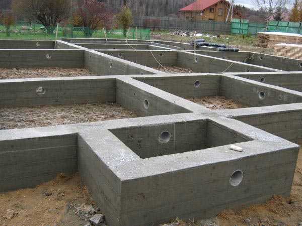 It looks like a finished monolithic strip foundation