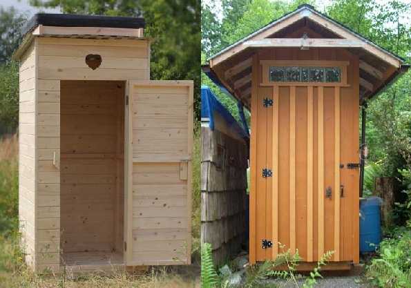 Samples of country toilets: the drawings are the same, the design is different