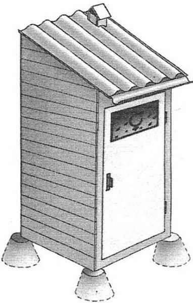 The base for the booth - columns
