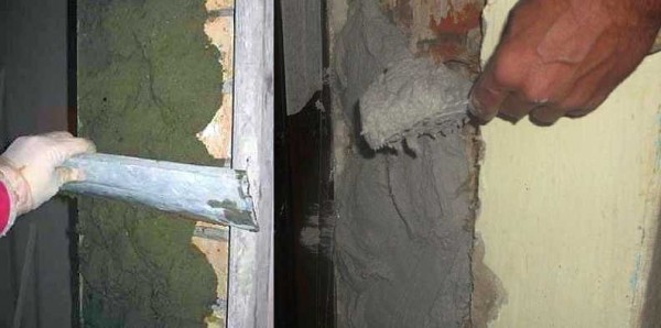 Slope plastering can be carried out along the guides