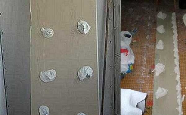 Methods for applying putty patches may vary. The main thing is that the element holds well
