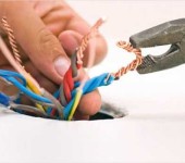 The rules for installing electrical wiring in a private house prohibit twisting in walls (bricking them up). If they can be, then only in junction boxes, where their condition can be checked