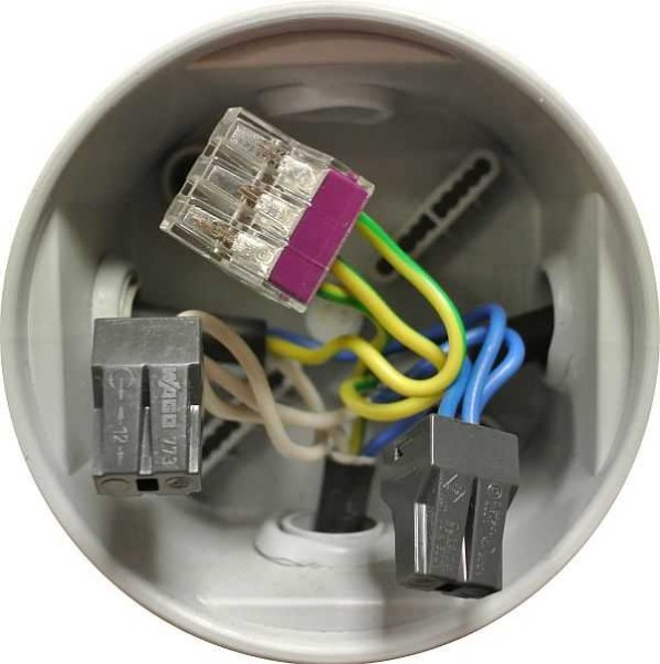 Connecting electrical wiring using terminal boxes is fast, convenient, reliable, safe