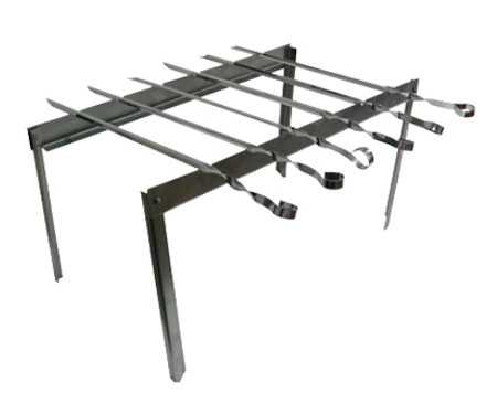 The simplest metal grill, which you can make with your own hands in a few minutes