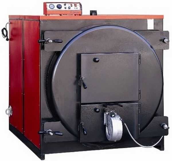 For comparison: this is a waste oil boiler with an inflatable burner. The technology is different, as is the design (more in the video almost at the end of the article)