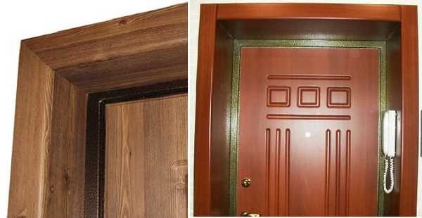 Installation of door slopes made of MDF or laminated chipboard is easy, and the result is wonderful