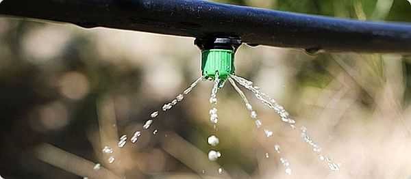 More economical use of water when dripping