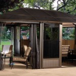 These are two in one: open from a closed gazebo