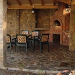 This gazebo is only made of stone
