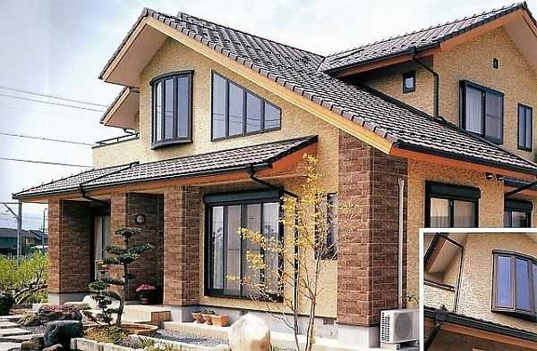 This house is also clad on the outside with fiber cement slabs.