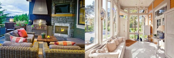 This is also a Provence style. And so, too, you can decorate your veranda