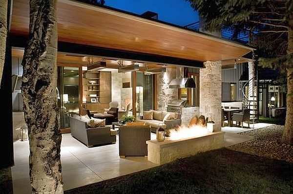 How to decorate a veranda in a modern house