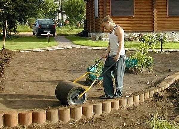 Lawn rolling is an important step in detecting irregularities