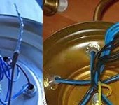 Before connecting the chandelier, the conductors group