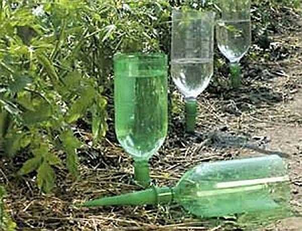 How to make drip irrigation in the country from bottles