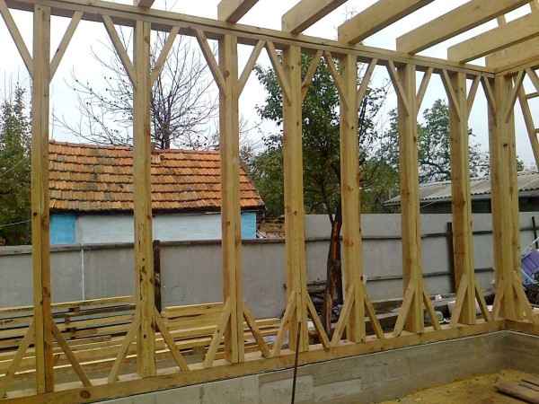 Such braces will give sufficient rigidity to the walls of a frame house.