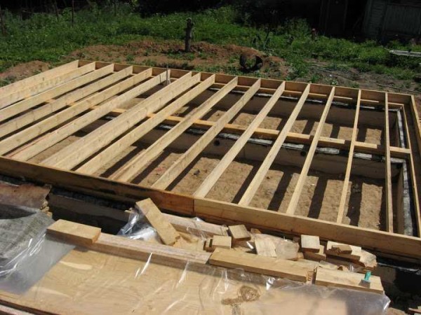 Installed and fixed floor joists