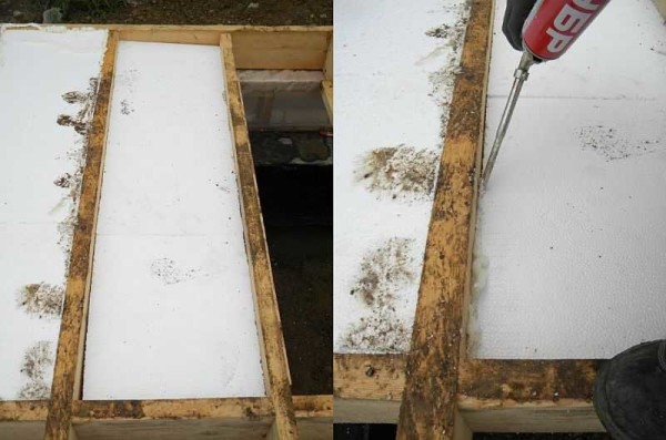 Styrofoam laying