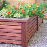 Having knocked together several boxes of different shapes, they can be installed side by side or on top of each other