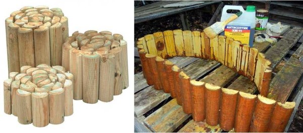 How to make a fence for a flower garden from wood