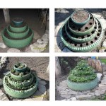 Tier flower bed - easy and cheap