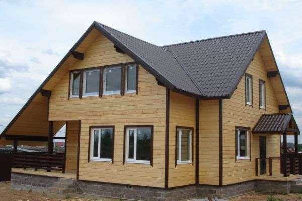 A similar idea is implemented in this project, but the roof here is multi-gable. It is difficult to calculate it yourself, because they are rare.