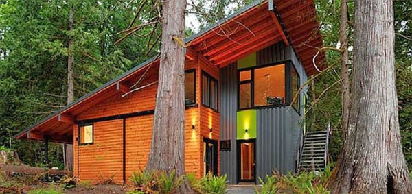 This house with a pitched roof attic is the most conservative