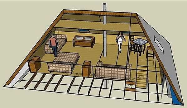One of the types of hipped roofs is hip