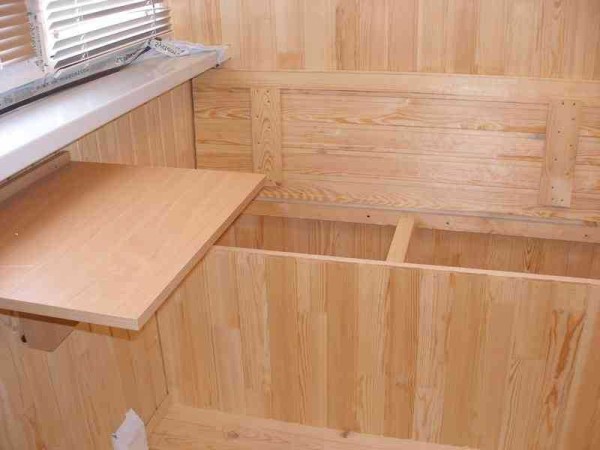 Sheathing a balcony with clapboard is a way to create comfort, and at the same time insulate a room