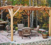 And this too. This is more like a summer gazebo for a pleasant pastime