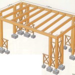 Columns are interestingly decorated - a great option for installation near the house
