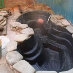 It is good that there is water supply and sewerage nearby. They brought both that and that. The pond was made flowing