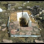The limestone laying process