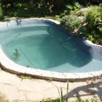 For testing, it was filled with water, left for a week. There are no leaks anywhere. Merged, finished finishing and populated with fish
