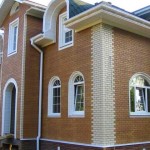 You won't immediately guess that this house is finished with siding