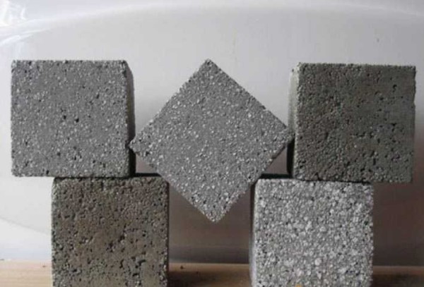 All these grades of concrete are made from the same components, but in different proportions