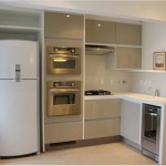 White color combined with chrome surfaces hides the massiveness of the furniture
