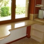 The windowsill turns into a table