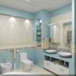 Narrow beams of light on tiles look especially bright
