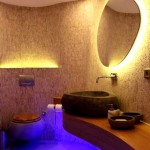 When using LED strip for bathroom lighting, the design becomes more expressive