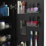 In the cabinet, not only shelves can work, but also a door