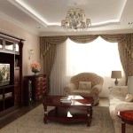 Hall decoration in classic style