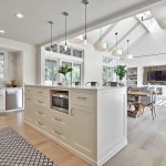 Island lighting - an idea for a kitchen-living room of at least 30 sq m