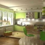 Combining the kitchen with the living room is played with color and light