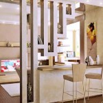 Another way to decorate the opening between the kitchen and living room
