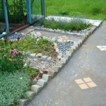 Simple concrete tape can be decorated to your liking
