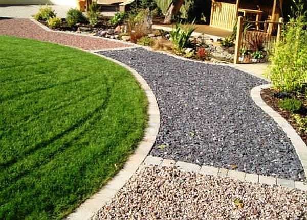 An example of a gravel track